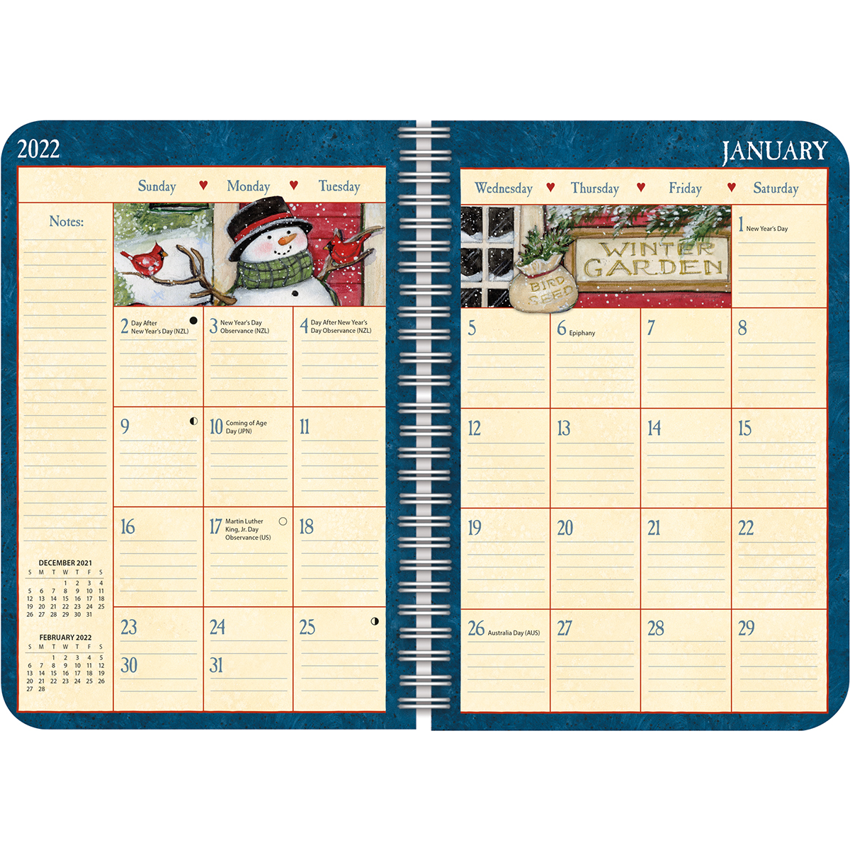 Lang Spiral Engagement Planner Heart and Home Calendars Online