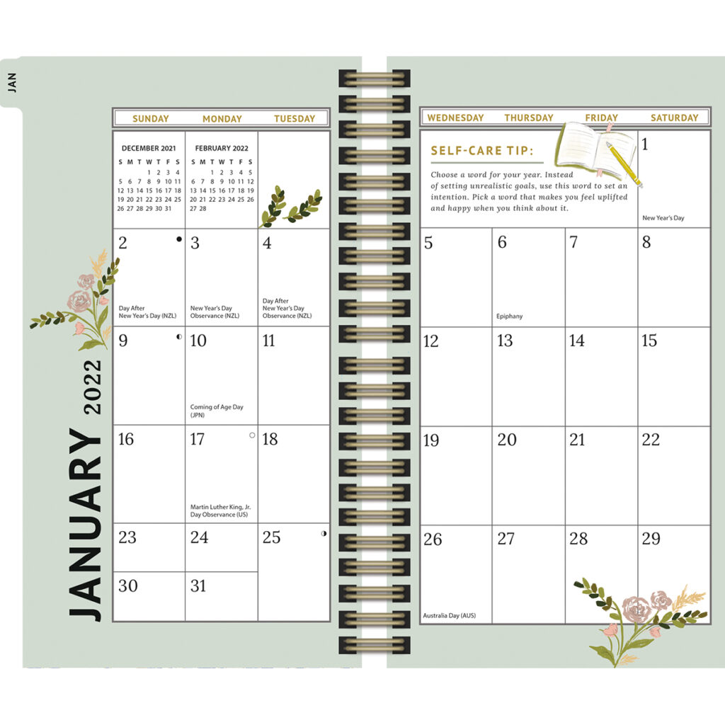 Lang Day Planner Be Gentle with Yourself Calendars Online