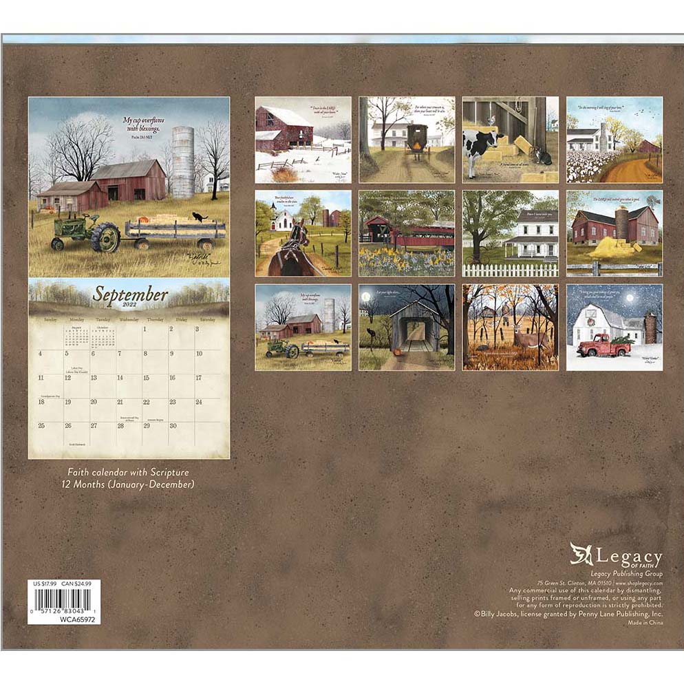 Legacy – Blessings of Home (Scripture) | Calendars Online